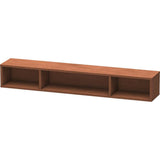 Duravit - L-Cube Wall Shelf with Three Compartments American Walnut - American Walnut