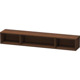 Duravit - L-Cube Wall Shelf with Three Compartments Walnut Brushed - Walnut Brushed