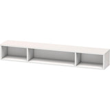 Duravit - L-Cube Wall Shelf with Three Compartments White - White High Gloss