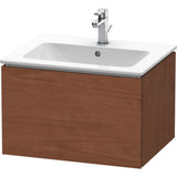 Duravit - L-Cube One Drawer Wall-Mount Vanity Unit American Walnut - American Walnut