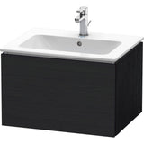 Duravit - L-Cube One Drawer Wall-Mount Vanity Unit Oak Black - Black Oak