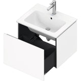 L-Cube One Drawer Wall-Mount Vanity Unit Concrete Gray