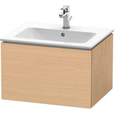 Duravit - L-Cube One Drawer Wall-Mount Vanity Unit Natural Oak - Natural Oak