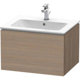 Duravit - L-Cube One Drawer Wall-Mount Vanity Unit Oak Terra - Oak Terra