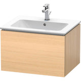 Duravit - L-Cube One Drawer Wall-Mount Vanity Unit Mediterranean Oak - Mediterranean Oak