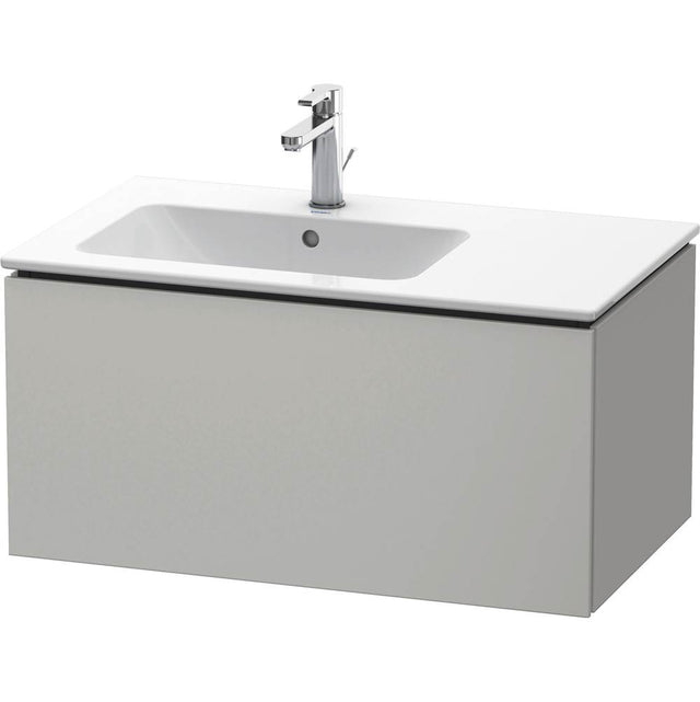 Duravit - L-Cube One Drawer Wall-Mount Vanity Unit Concrete Gray - Concrete Gray Matte