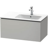 L-Cube One Drawer Wall-Mount Vanity Unit Concrete Gray