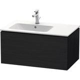 L-Cube One Drawer Wall-Mount Vanity Unit Concrete Gray