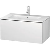 Duravit - L-Cube One Drawer Wall-Mount Vanity Unit White - White Matte