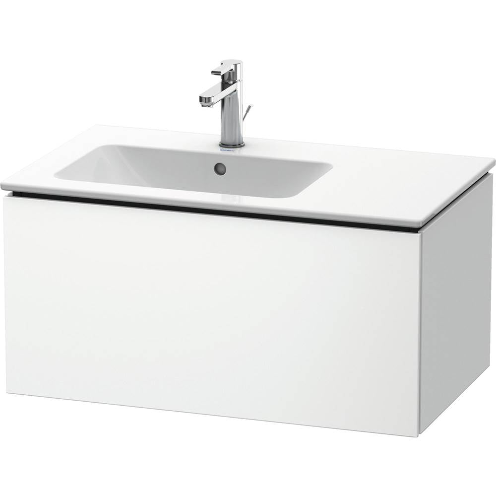L-Cube One Drawer Wall-Mount Vanity Unit Concrete Gray