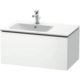 L-Cube One Drawer Wall-Mount Vanity Unit Concrete Gray