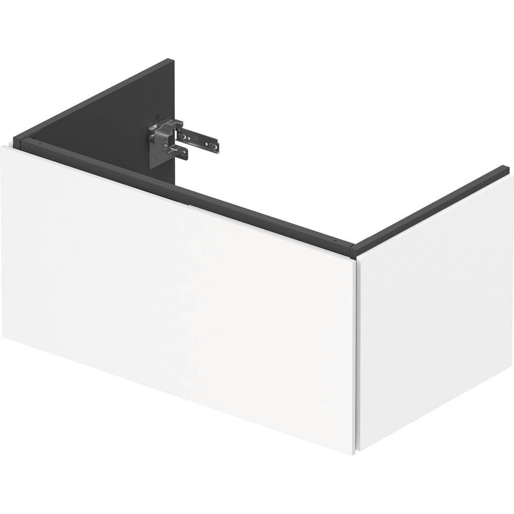 L-Cube One Drawer Wall-Mount Vanity Unit Concrete Gray