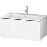 Duravit - L-Cube One Drawer Wall-Mount Vanity Unit White - White High Gloss