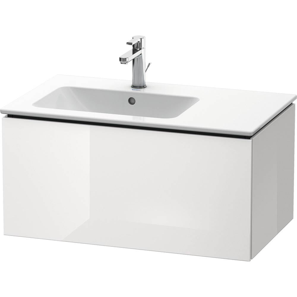 L-Cube One Drawer Wall-Mount Vanity Unit Concrete Gray