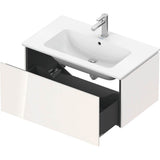 L-Cube One Drawer Wall-Mount Vanity Unit Concrete Gray