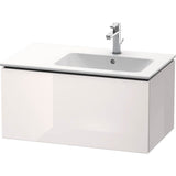 L-Cube One Drawer Wall-Mount Vanity Unit Concrete Gray
