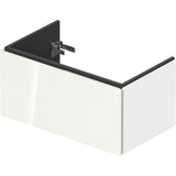 L-Cube One Drawer Wall-Mount Vanity Unit Concrete Gray