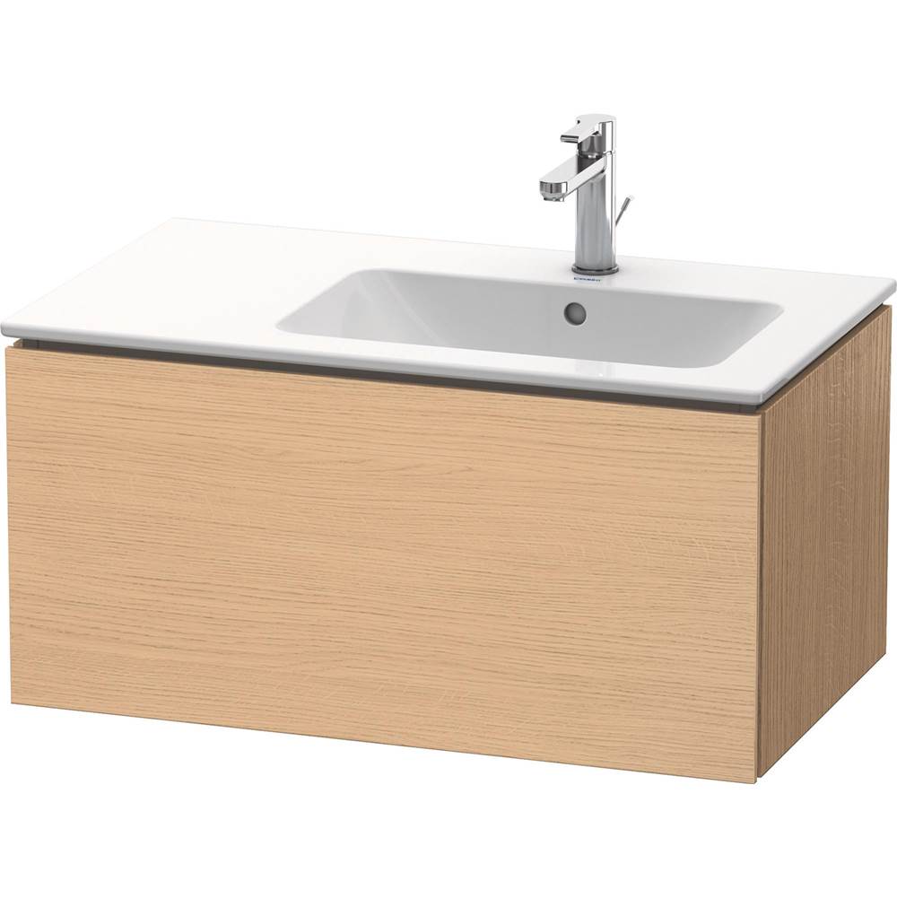 L-Cube One Drawer Wall-Mount Vanity Unit Concrete Gray