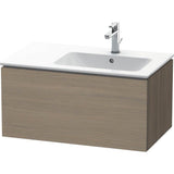 L-Cube One Drawer Wall-Mount Vanity Unit Concrete Gray