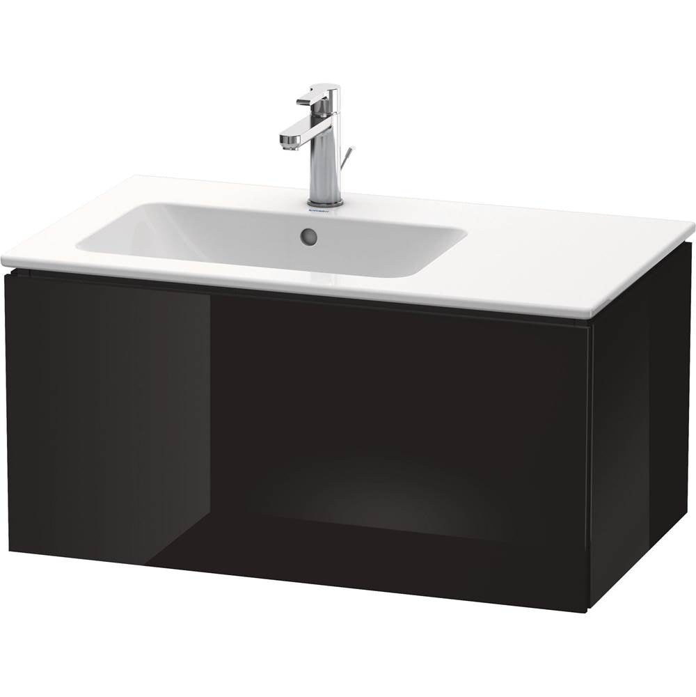 L-Cube One Drawer Wall-Mount Vanity Unit Concrete Gray