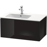 L-Cube One Drawer Wall-Mount Vanity Unit Concrete Gray