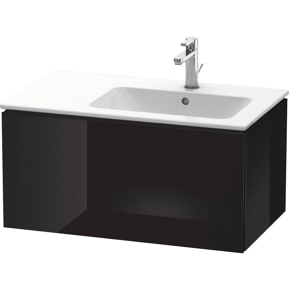 L-Cube One Drawer Wall-Mount Vanity Unit Concrete Gray