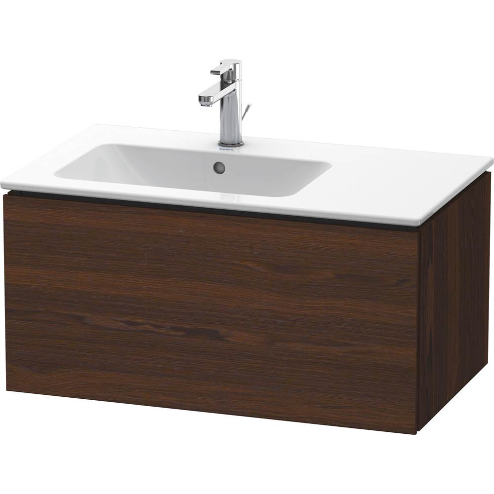 L-Cube One Drawer Wall-Mount Vanity Unit Concrete Gray