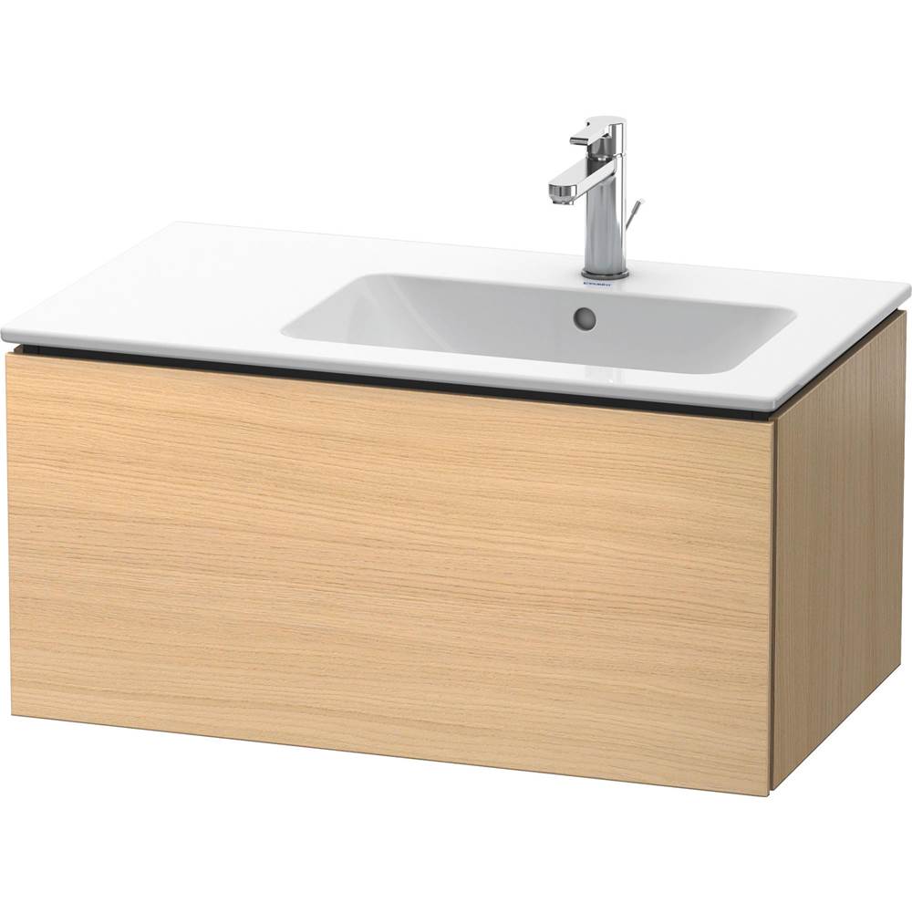 L-Cube One Drawer Wall-Mount Vanity Unit Concrete Gray