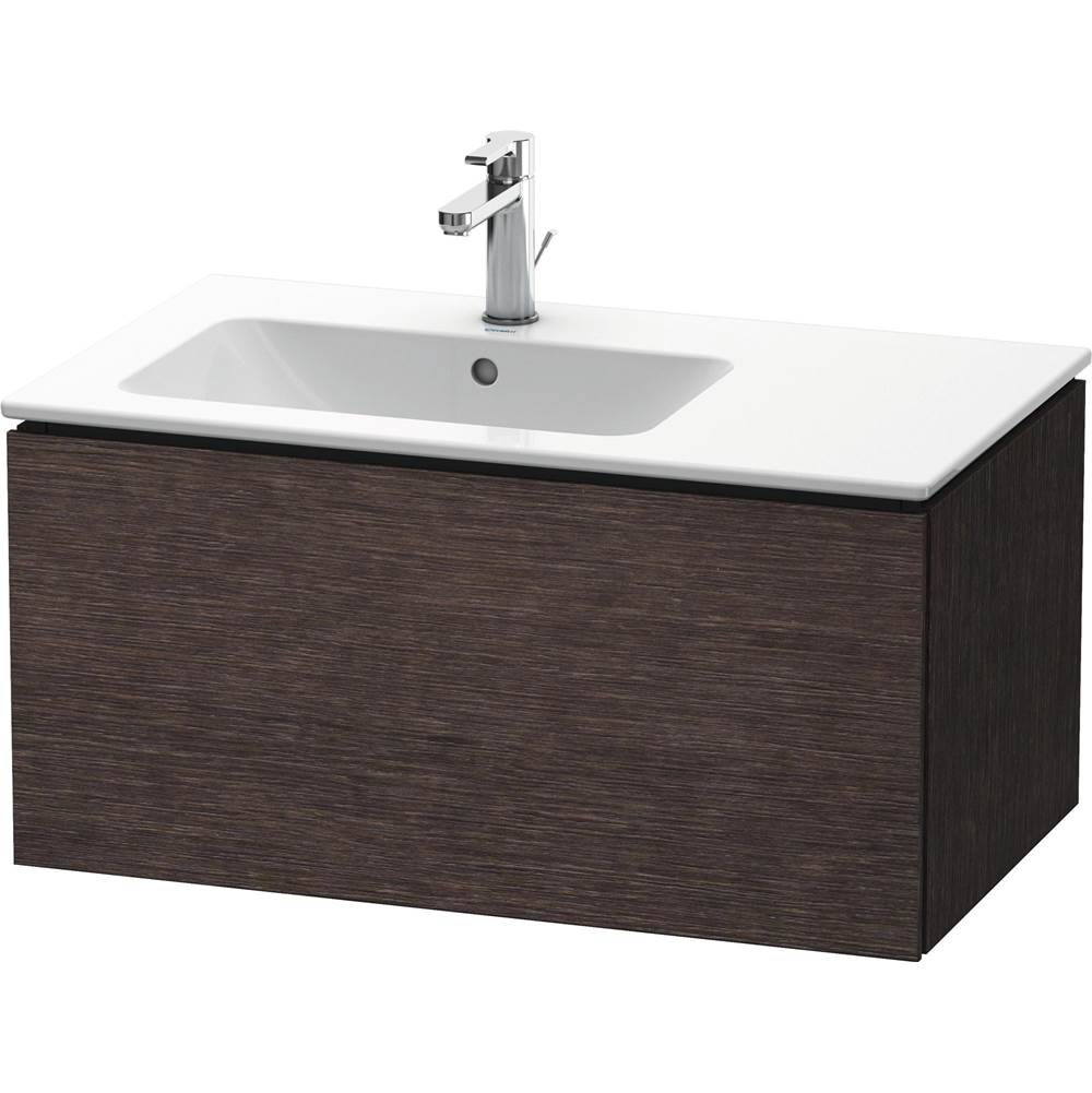 L-Cube One Drawer Wall-Mount Vanity Unit Concrete Gray