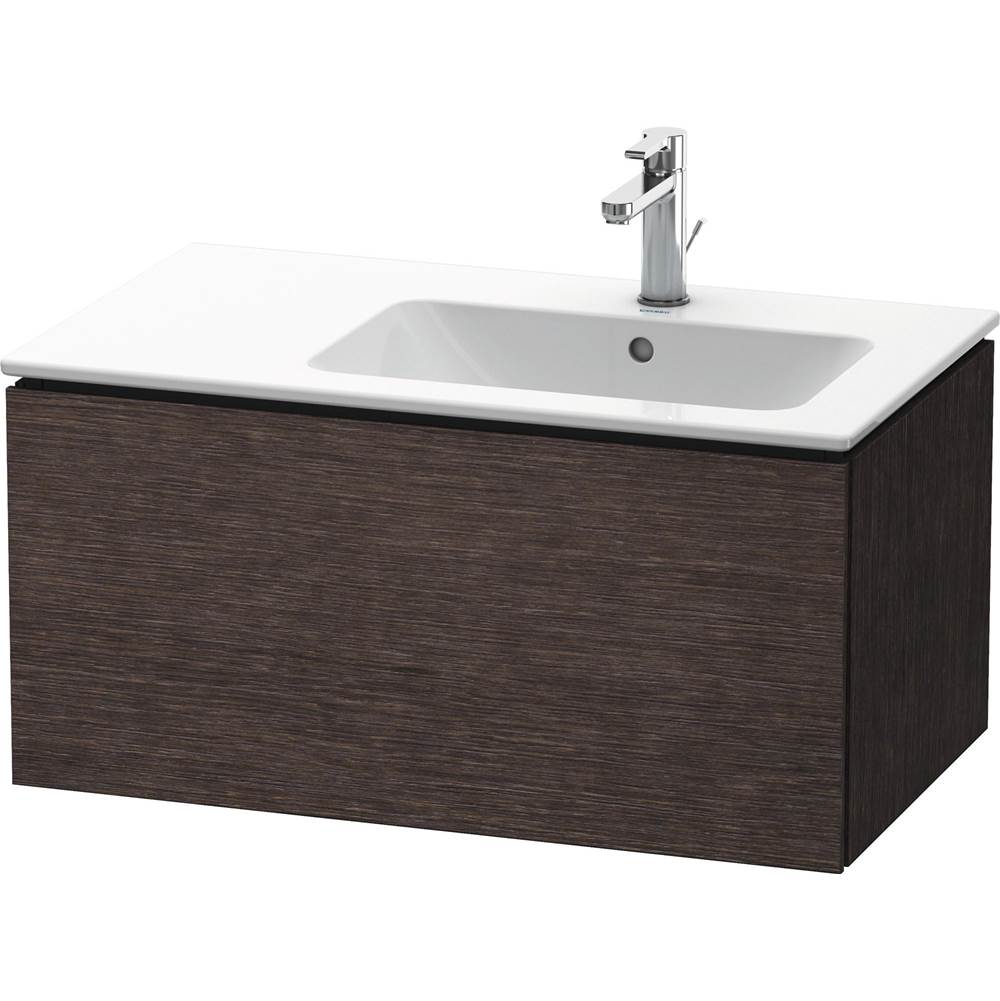 L-Cube One Drawer Wall-Mount Vanity Unit Concrete Gray