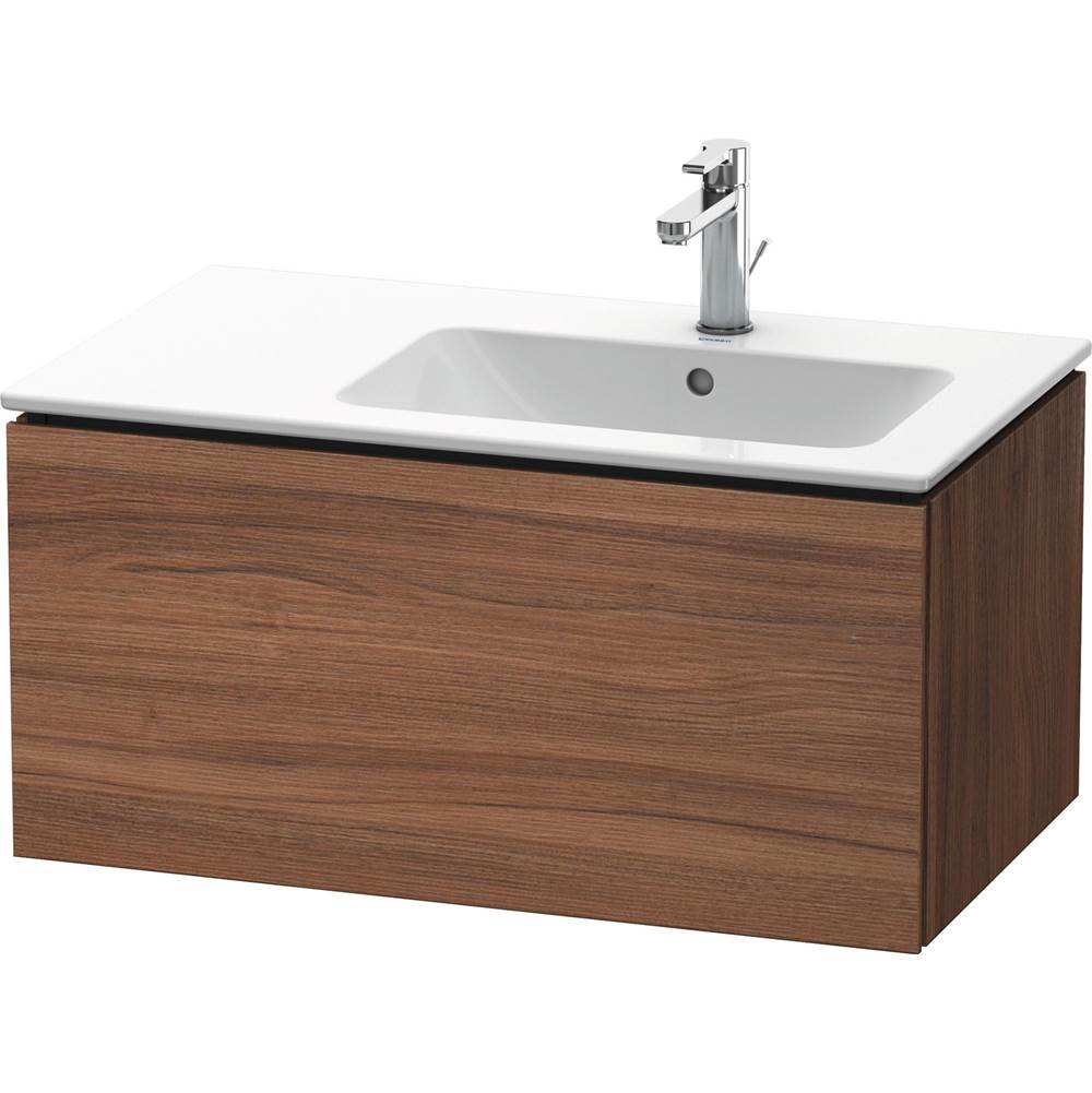 L-Cube One Drawer Wall-Mount Vanity Unit Concrete Gray