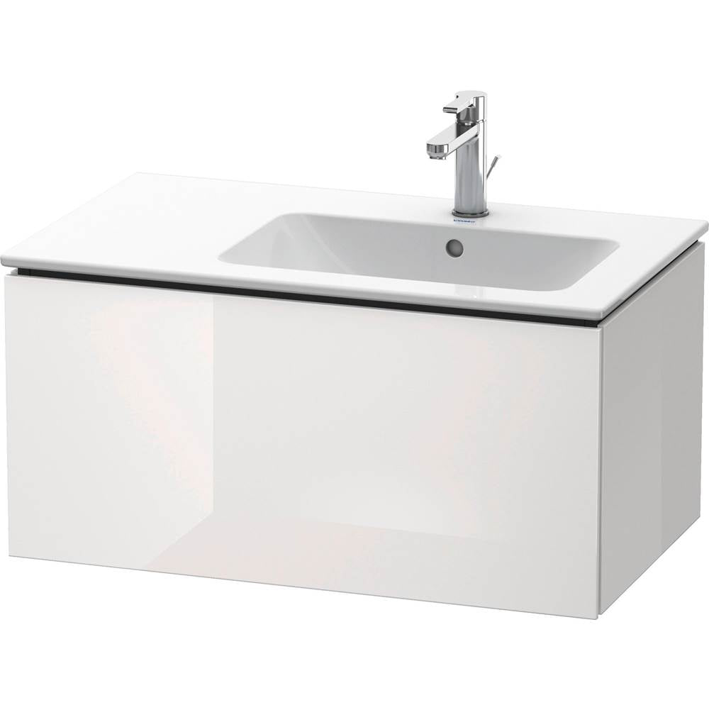 L-Cube One Drawer Wall-Mount Vanity Unit Concrete Gray