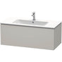 Duravit - L-Cube One Drawer Wall-Mount Vanity Unit Concrete Gray - Concrete Gray Matte