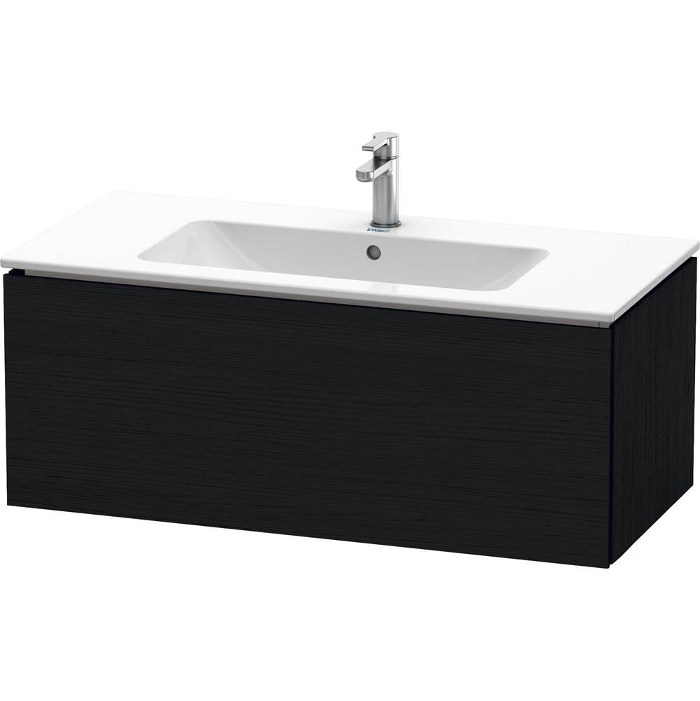 Duravit - L-Cube One Drawer Wall-Mount Vanity Unit Oak Black - Black Oak