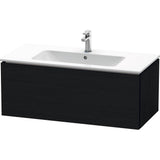 Duravit - L-Cube One Drawer Wall-Mount Vanity Unit Oak Black - Black Oak