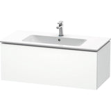 Duravit - L-Cube One Drawer Wall-Mount Vanity Unit White - White Matte