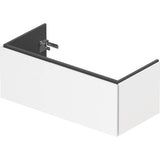 L-Cube One Drawer Wall-Mount Vanity Unit Concrete Gray