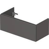 L-Cube One Drawer Wall-Mount Vanity Unit Concrete Gray