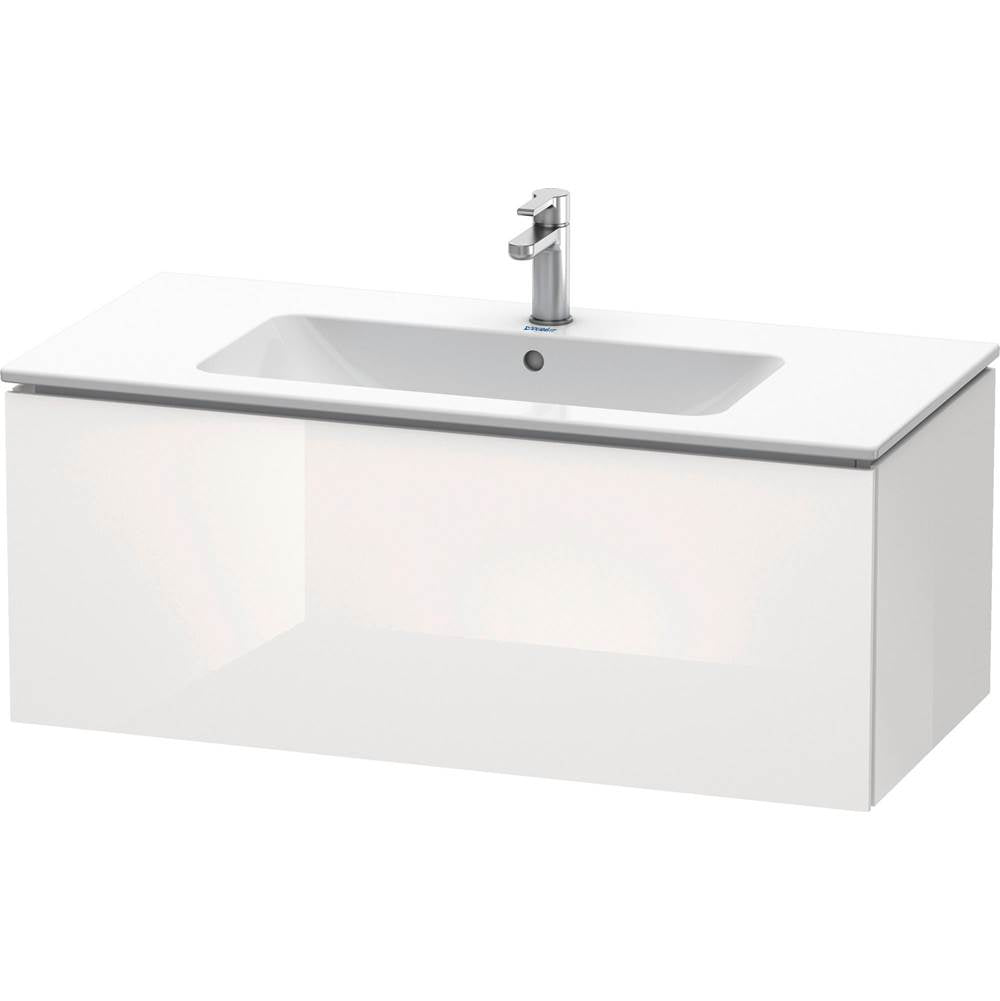 Duravit - L-Cube One Drawer Wall-Mount Vanity Unit White - White High Gloss