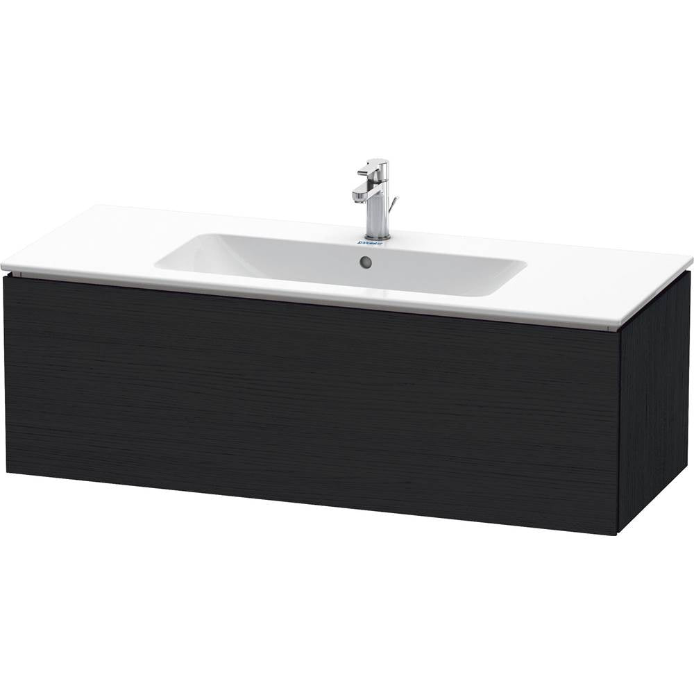 Duravit - L-Cube One Drawer Wall-Mount Vanity Unit Oak Black - Black Oak
