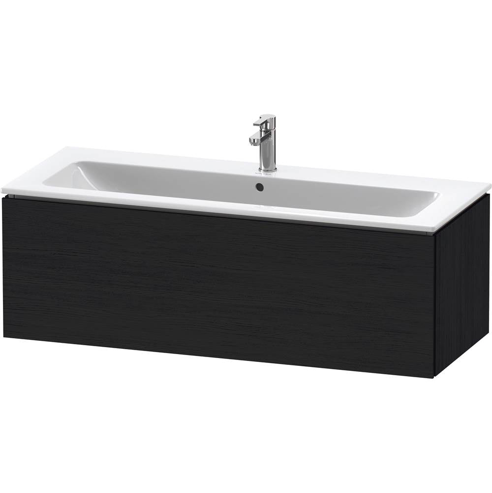 L-Cube One Drawer Wall-Mount Vanity Unit Concrete Gray