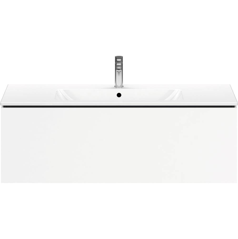 L-Cube One Drawer Wall-Mount Vanity Unit Concrete Gray