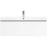 L-Cube One Drawer Wall-Mount Vanity Unit Concrete Gray