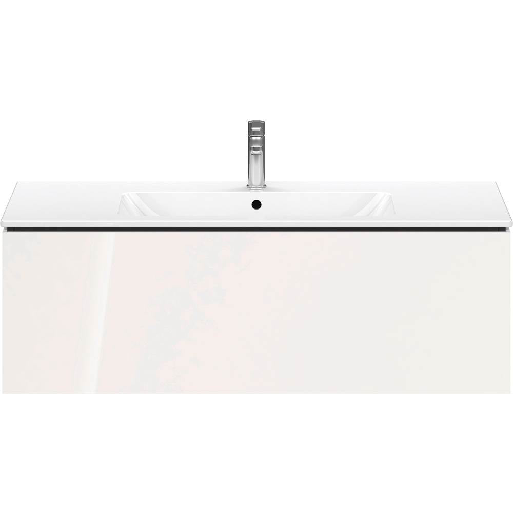 L-Cube One Drawer Wall-Mount Vanity Unit Concrete Gray
