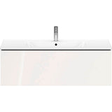 L-Cube One Drawer Wall-Mount Vanity Unit Concrete Gray