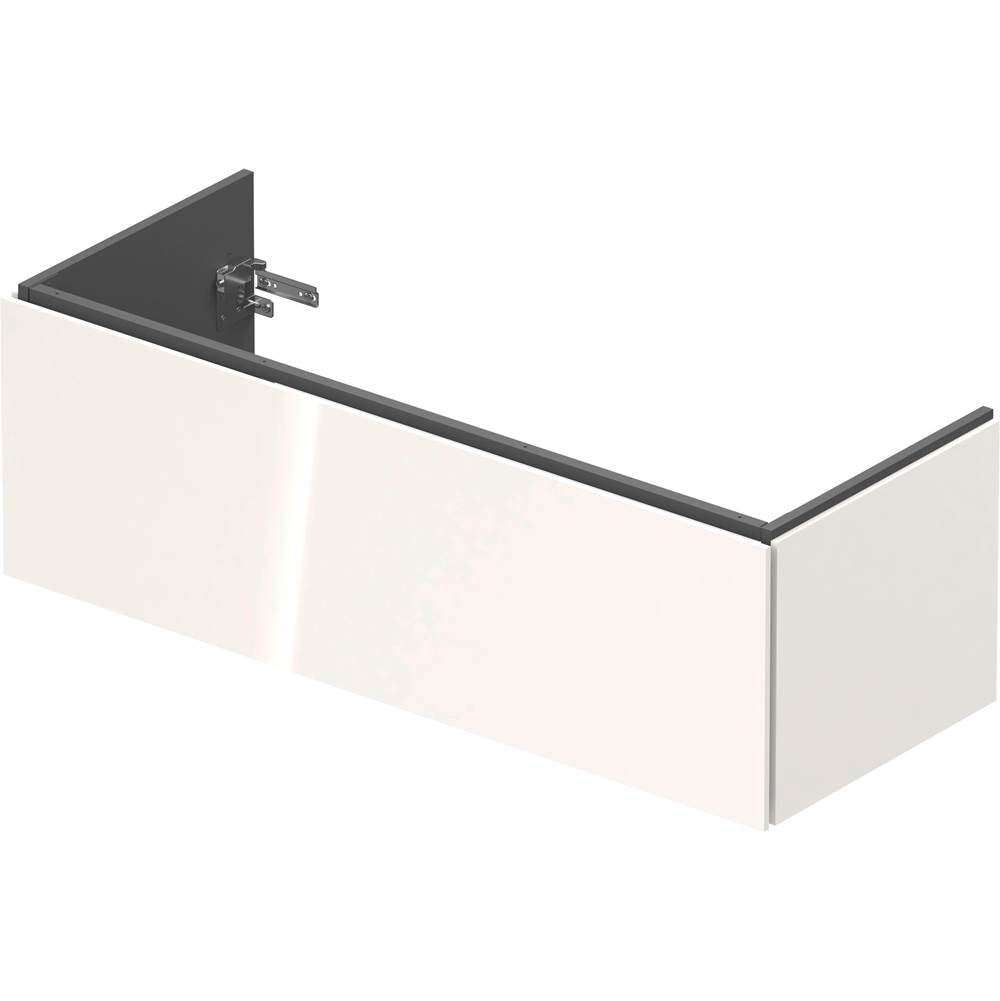 L-Cube One Drawer Wall-Mount Vanity Unit Concrete Gray