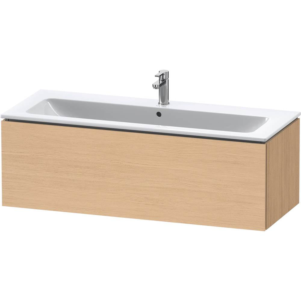 L-Cube One Drawer Wall-Mount Vanity Unit Concrete Gray