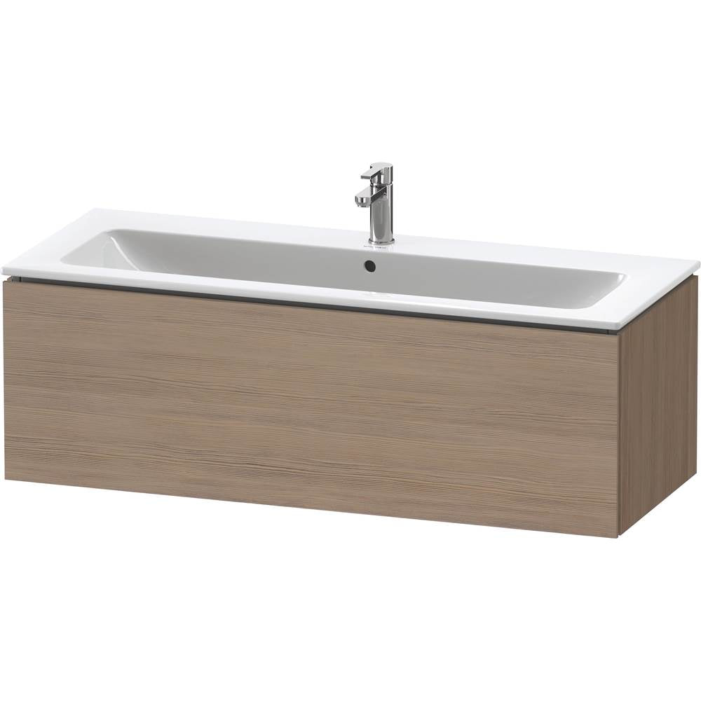 L-Cube One Drawer Wall-Mount Vanity Unit Concrete Gray