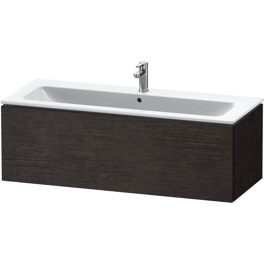 L-Cube One Drawer Wall-Mount Vanity Unit Concrete Gray