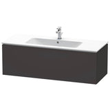 Duravit - L-Cube One Drawer Wall-Mount Vanity Unit Graphite - Graphite Super Matte